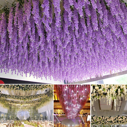 Wisteria Artificial Flower Decor - 12 Pcs