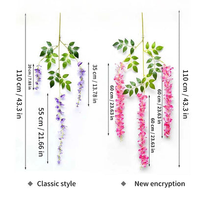 Wisteria Artificial Flower Decor - 12 Pcs