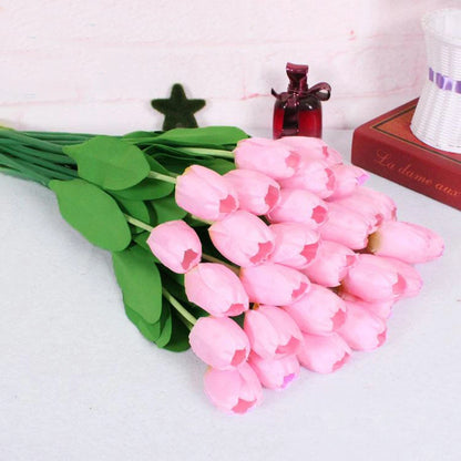 Artificial Tulip Bouquets - 15pcs - Various Colors