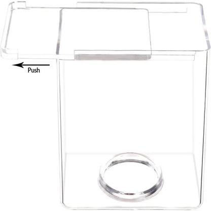 Creative Clear Square Acrylic Tissue Box Napkin Holder Desktop Acrylic Paper Towel Dispenser Tissue Box For Toilet Restaurant