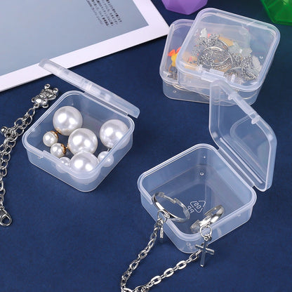 Clear Square Container Set with Flip Lid