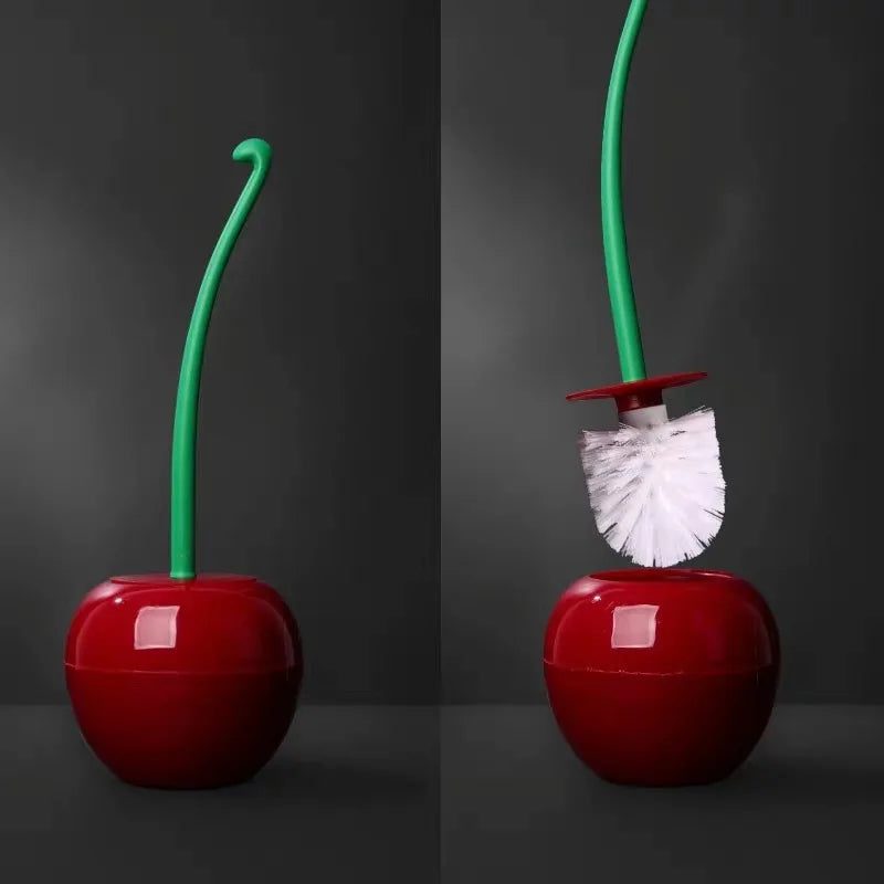 Apple or Cherry Shape Toilet Brush Holder