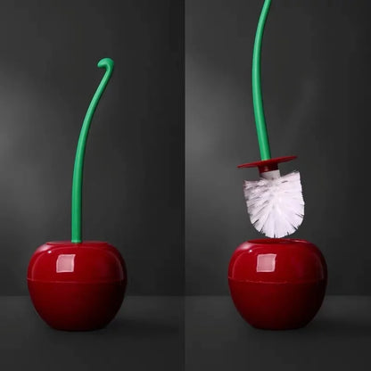 Apple or Cherry Shape Toilet Brush Holder