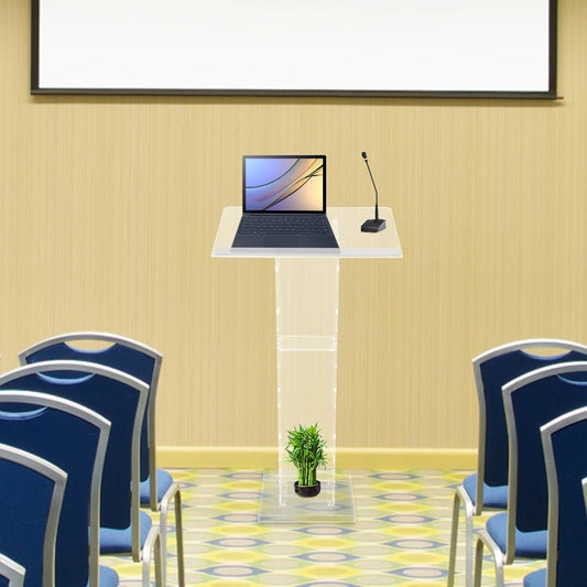 Clear Standing Acrylic Podium/Lectern/ Pulpit