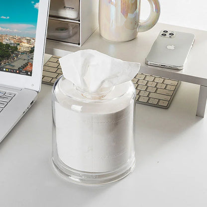 Transparent Acrylic Tissue Box Storage Case