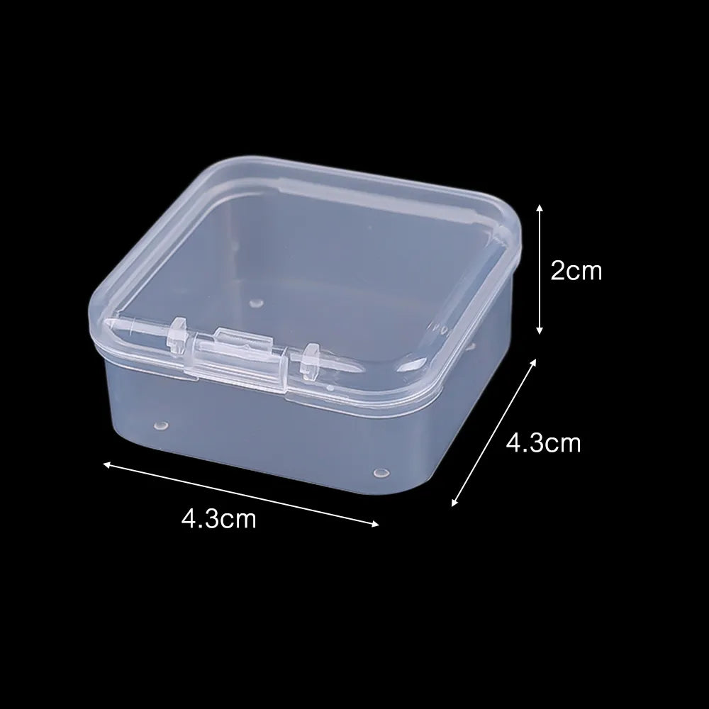 Clear Square Container Set with Flip Lid