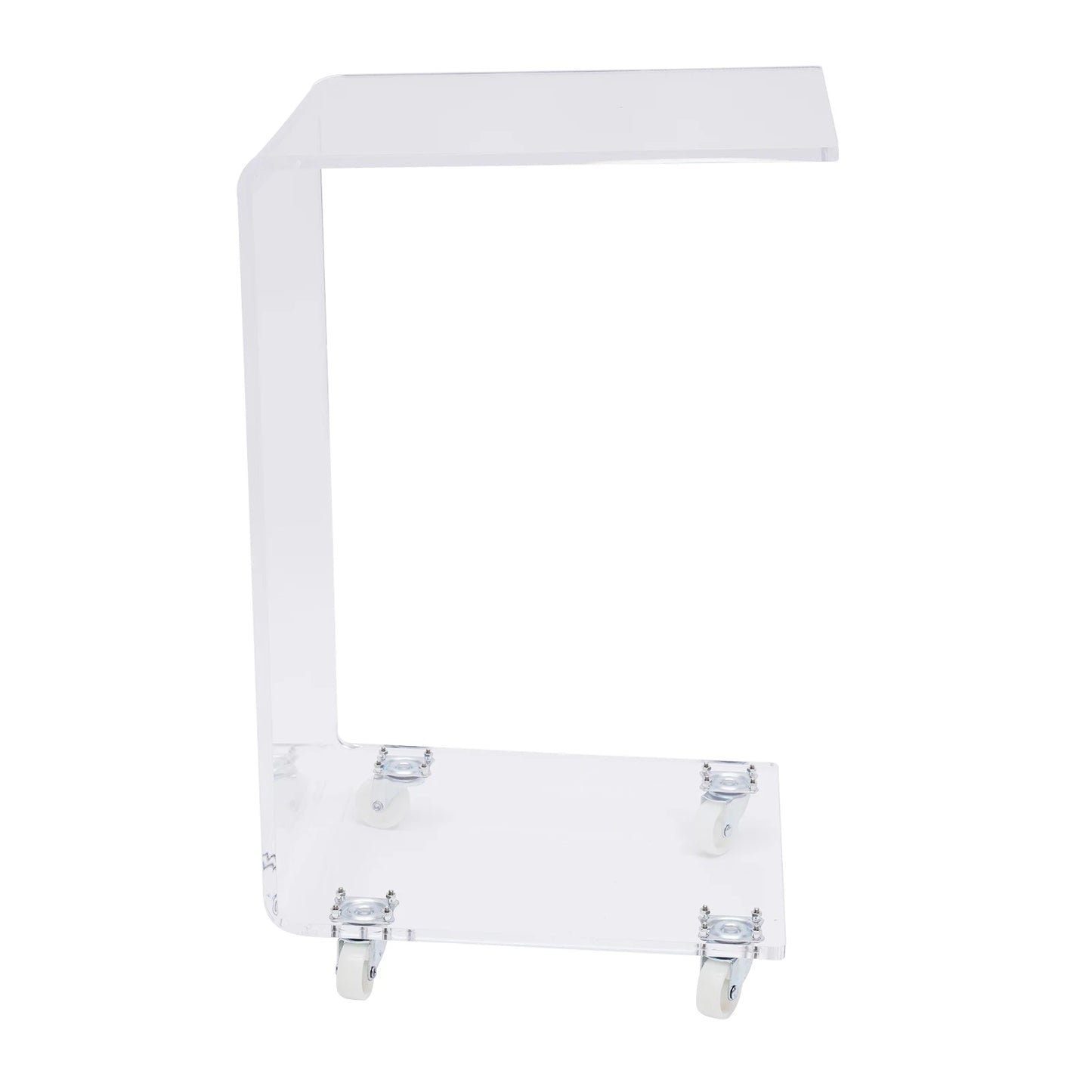 Clear Acrylic Mobile Table