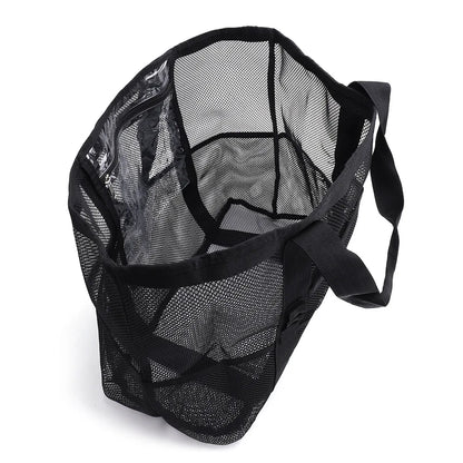 Transparent Mesh Beach Bag - multiple colors