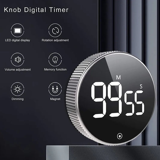 Magnetic Rotary Digital  Kitchen Timer