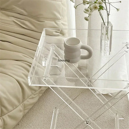 Clear Acrylic Rectangle Folding Table