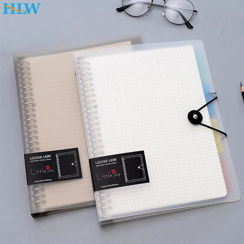 Loose Leaf Notebook Shell and Paper