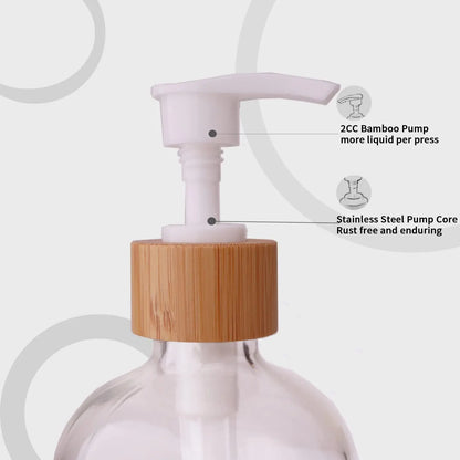 Soap Dispenser High Quality Clear Glass Hand Soap Dispenser -  550Ml / 18.60 oz