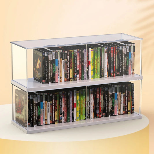 Stackable Acrylic DVD Storage Organizer