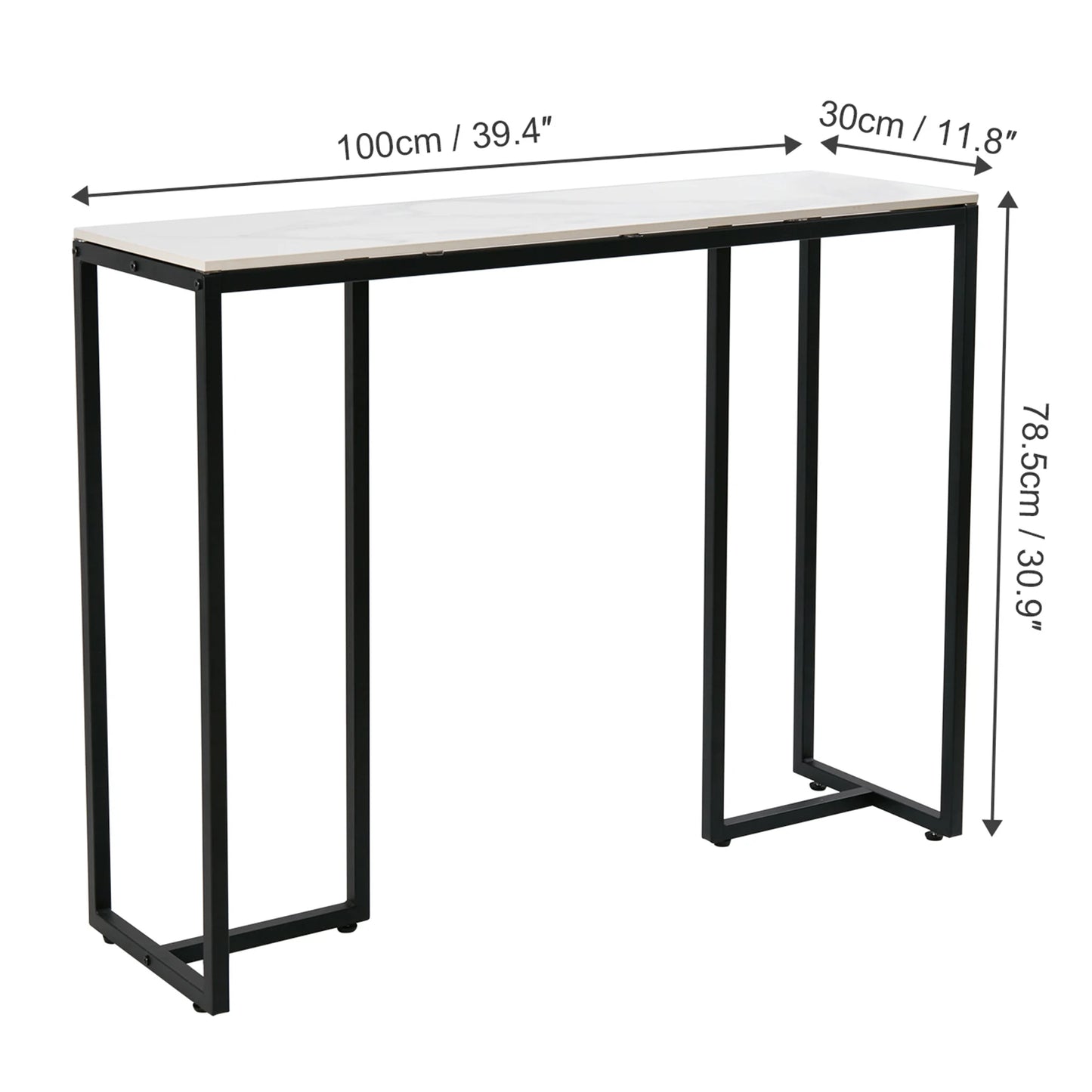 Light Luxury Iron Console Table  Home