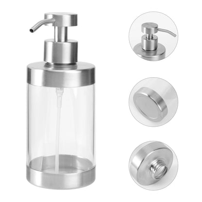 Stainless Steel and Acrylic Soap Dispenser