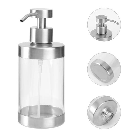 Stainless Steel and Acrylic Soap Dispenser