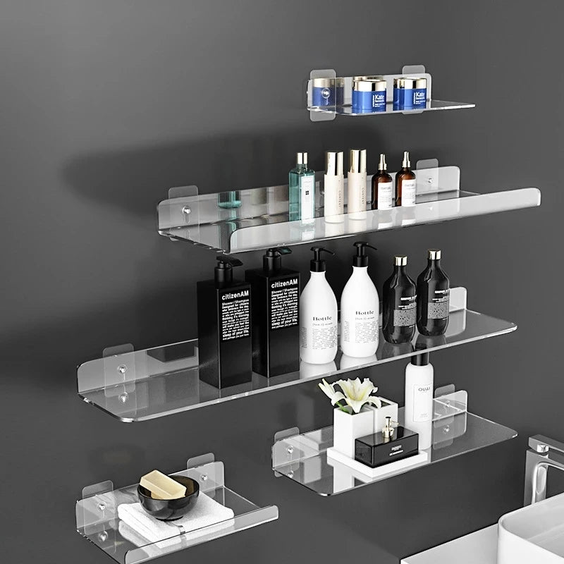 Acrylic Hanging Wall Shelf