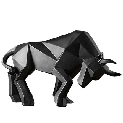 Bull Resin Sculpture -  Various Colors and Styles 