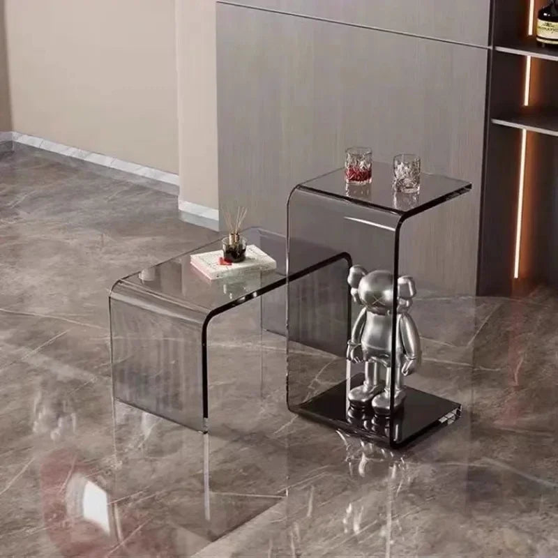 Light Luxury Acrylic Sofa Side Table