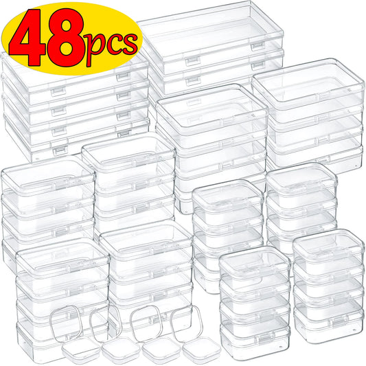 Clear Square Container Set with Flip Lid
