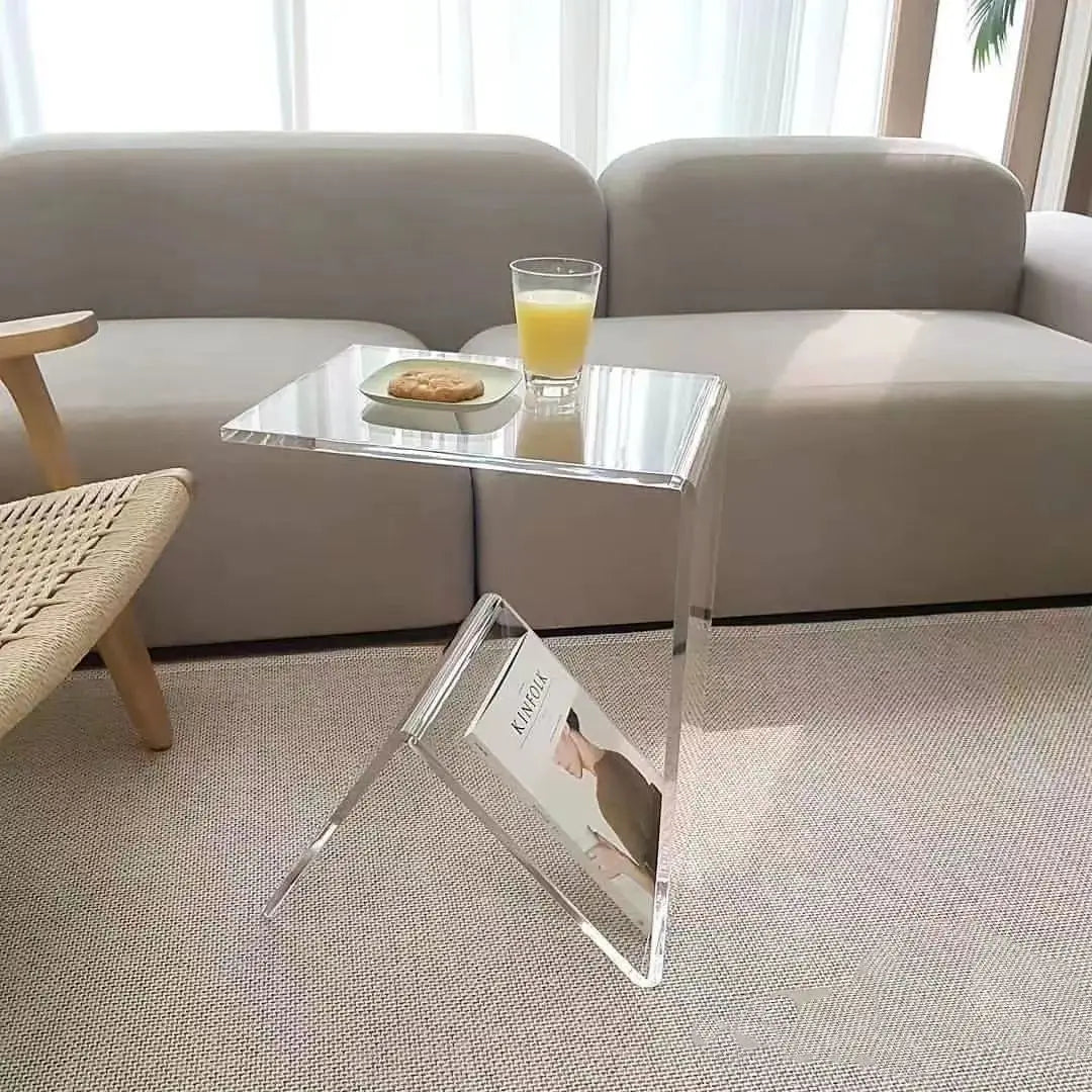 Transparent Acrylic Side Table