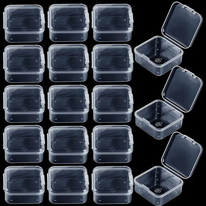 Clear Square Container Set with Flip Lid